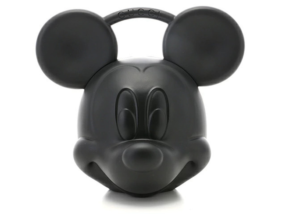 Gucci Mickey Mouse Top Handle Bag PVD Handbag